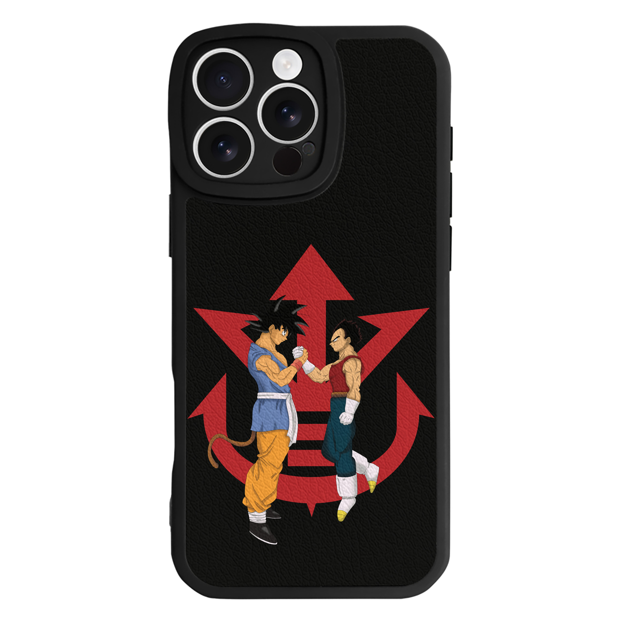 （画像用） ドラゴンボール 孫悟空（そん ごくう）Son Goku カカロット DRAGON BALL Kakarotto 【iPhone 16シリーズ対応】シリコンスマホケース（レザー調） 材質：シリコン